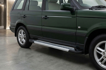 Range Rover II P38A 1997–2002 Sivuporrassarja New Vision Grey (2 kpl, alumiini) kuva 1