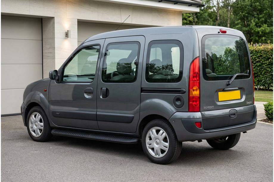 Renault Kangoo 1998–2008 Tayga Black sivuaskelmat (2 kpl, alumiini) Image