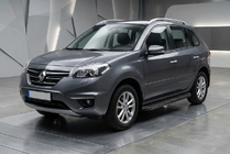 Renault Koleos 2008–2016 Tayga Black sivuaskelmat (2 kpl, alumiini) kuva 1