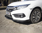Honda Civic Sedan X 2016–2021 Etupuskurin lip-spoileri V1 (musta) kuva 2