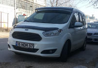 Ford Courier 2014–2023 Tuulilasin visiiri (kiiltomusta, 5 mm) kuva 4