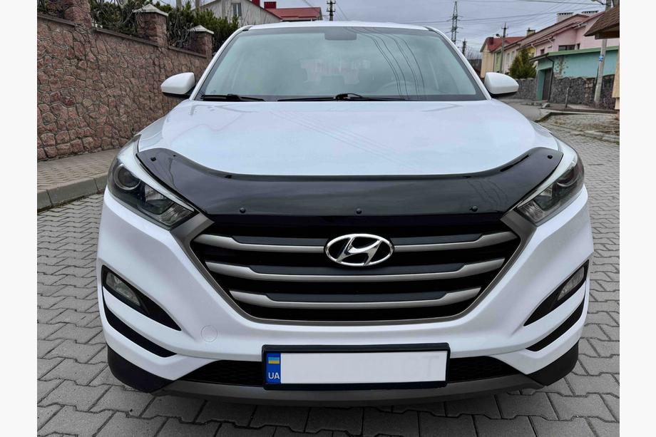 Hyundai Tucson TL 2016–2021 Konepellin tuuliohjain (EuroCap) Image