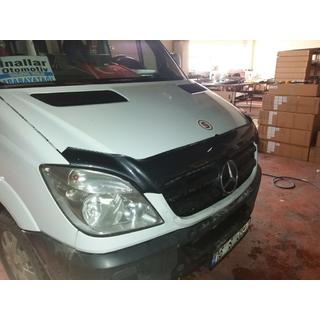 Konepellin tuuliohjain carbon-look 2006-2013 (EuroCap) Mercedes Sprinter W906 2006–2018 kuva 4