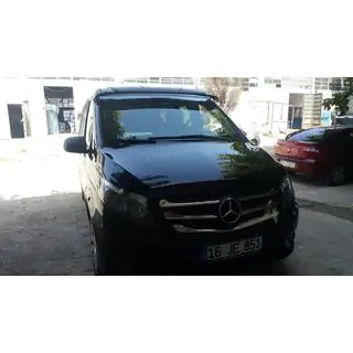 Tuulilasin visiiri (kiiltomusta, 5 mm) Mercedes Vito/V-class W447 2014– kuva 4