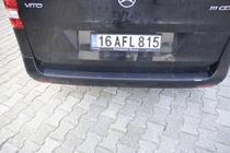 Mercedes Vito/V-class W447 2014– Takapuskurin suojalista EuroCap (ABS) kuva 3