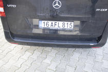 Mercedes Vito/V-class W447 2014– Takapuskurin suojalista EuroCap (ABS) kuva 4