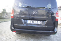 Mercedes Vito/V-class W447 2014– Takapuskurin suojalista EuroCap (ABS) kuva 6
