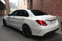 Mercedes C-class W205 2014–2021 Korisarja täydellä takapuskurilla (AMG C63-designs 2014-2018) kuva 16
