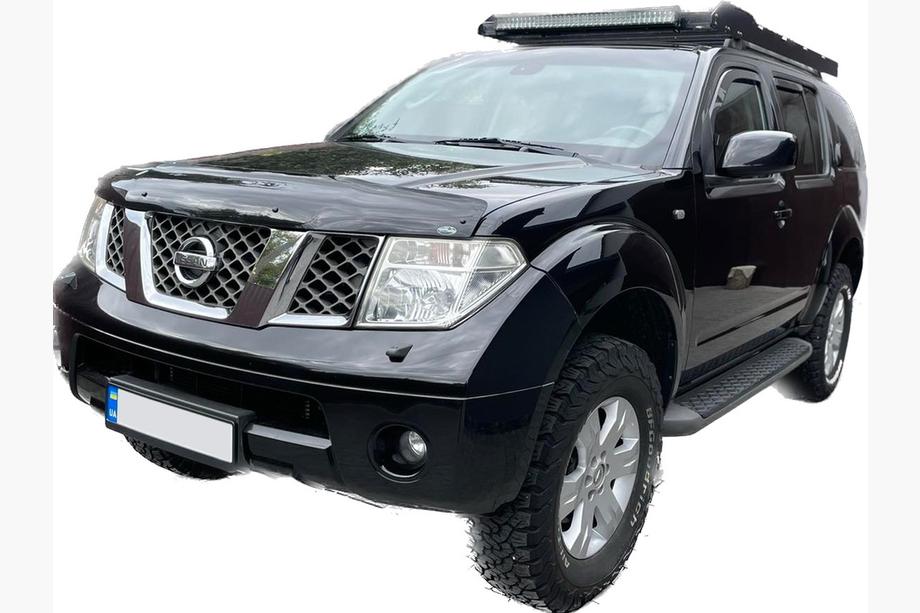 Nissan Pathfinder R51 2005–2014 Konepellin tuuliohjain (EuroCap) Image