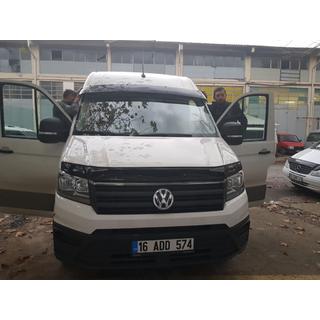 Tuulilasin deflektori (kiiltomusta, 5 mm) Volkswagen Crafter 2016– kuva 4