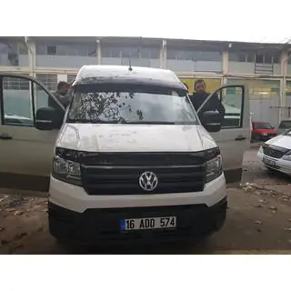 Tuulilasin deflektori (kiiltomusta, 5 mm) Volkswagen Crafter 2016– kuva 4