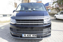 Volkswagen T6 2015–2024 Etupuskurin lip-spoileri, hiilikuitu-look 2015-2018 (ABS) kuva 14