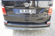 Volkswagen T6 2015–2024 Takapuskurin lipan jatke, hiilikuitu-look (ABS) kuva 9