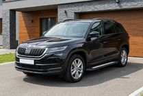 Skoda Kodiaq 2016–2023 Sivuastinlaudat New Vision Black (2 kpl, alumiini) kuva 1