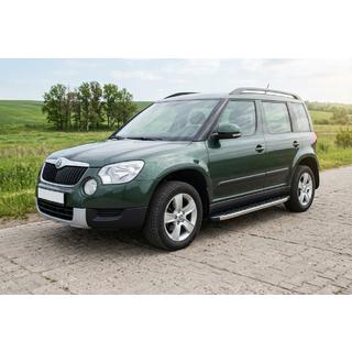 BlackLine-sivuporrassarja (2 kpl, alumiini) Skoda Yeti 2009–2017 kuva 1