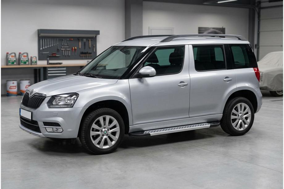 Skoda Yeti 2009–2017 Sivuporrassarja New Vision Grey (2 kpl, alumiini) Image