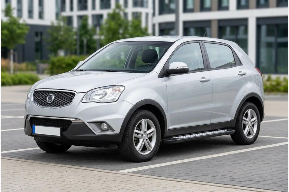 SsangYong Korando 2010–2019 Sivuastinlaudat New Vision Black (2 kpl, alumiini) Image