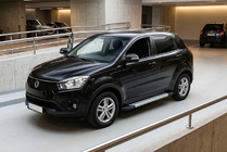 SsangYong Korando 2010–2019 Sivuporrassarja New Vision Grey (2 kpl, alumiini) kuva 1