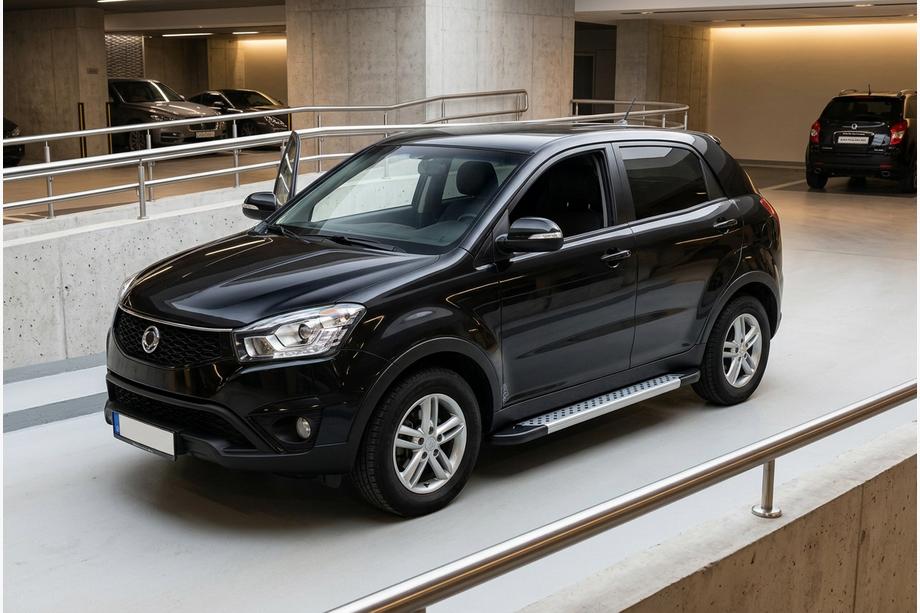 SsangYong Korando 2010–2019 Sivuporrassarja New Vision Grey (2 kpl, alumiini) Image