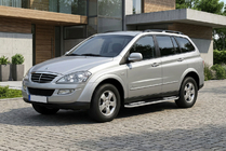 SsangYong Kyron 2005–2014 Tayga V2 sivukynnykset (2 kpl, alumiini) kuva 1