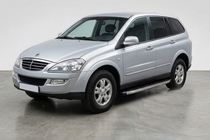 SsangYong Kyron 2005–2014 Sivuporrast BlackLine (2 kpl, alumiini) kuva 1
