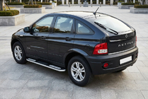 SsangYong Action 2005–2018 Tayga V2 sivukynnykset (2 kpl, alumiini) kuva 1