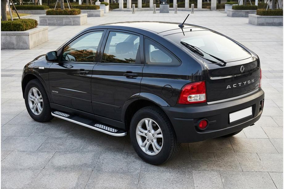 SsangYong Action 2005–2018 Tayga V2 sivukynnykset (2 kpl, alumiini) Image