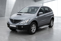SsangYong Action 2005–2018 Sivuporrassarja New Vision Grey (2 kpl, alumiini) kuva 1