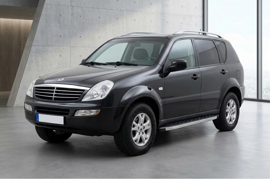 SsangYong Rexton I 2001–2017 BlackLine-sivuporrast (2 kpl, alumiini) 2012-2017 Image