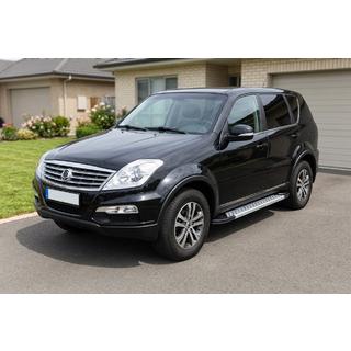 Sivuaskelmat Vision New Grey (2 kpl, alumiini) SsangYong Rexton I 2001–2017 kuva 1