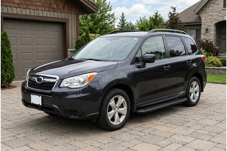 Subaru Forester 2013–2018 Tayga Black sivuaskelmat (2 kpl, alumiini) Image