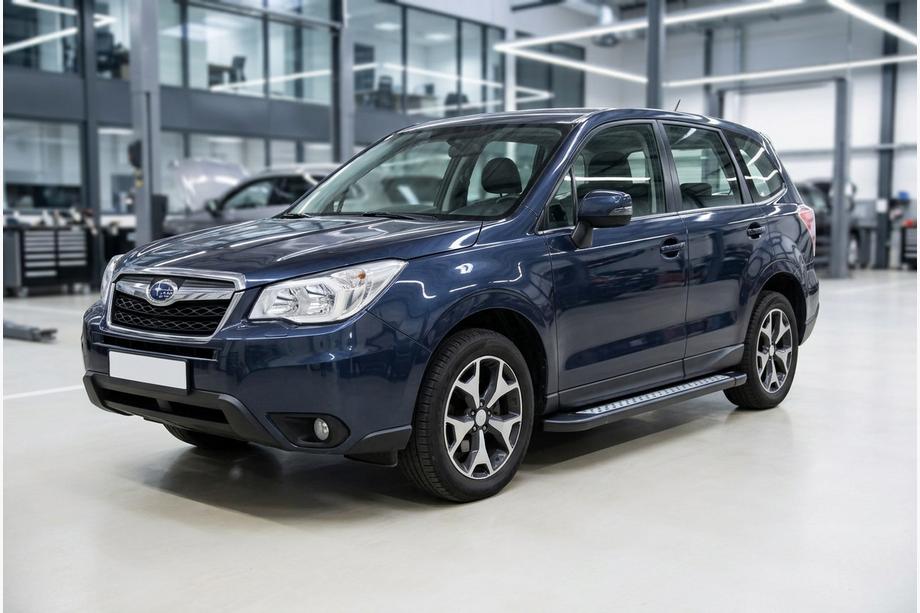 Subaru Forester 2013–2018 Sivuastinlaudat New Vision Black (2 kpl, alumiini) Image