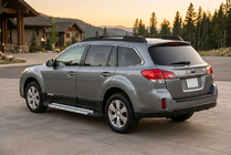 Subaru Outback 2009–2014 Sivuporrassarja New Vision Grey (2 kpl, alumiini) kuva 1