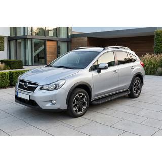 Tayga Black sivuaskelmat (2 kpl, alumiini) Subaru XV 2011–2017 kuva 1