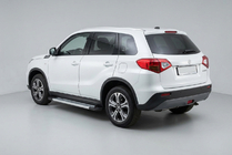 Suzuki Vitara 2015– Sivuporrassarja New Vision Grey (2 kpl, alumiini) kuva 1