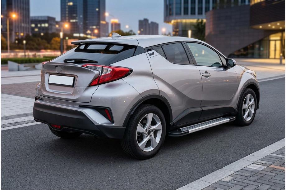 Toyota C-HR 2016–2023 Sivuporrassarja New Vision Grey (2 kpl, alumiini) Image