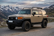 Toyota FJ Cruiser 2006–2022 Sivuporrast BlackLine (2 kpl, alumiini) kuva 1