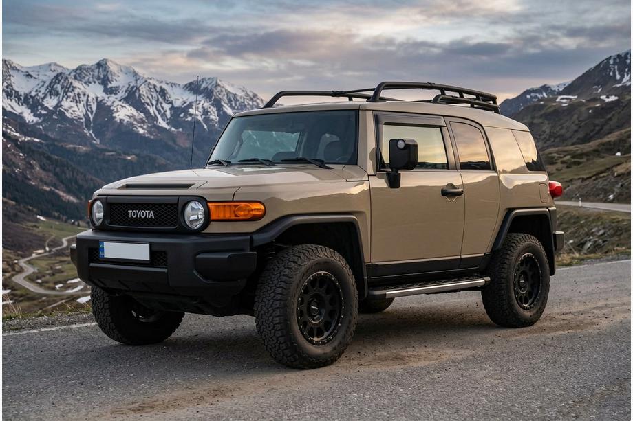 Toyota FJ Cruiser 2006–2022 Sivuporrast BlackLine (2 kpl, alumiini) Image