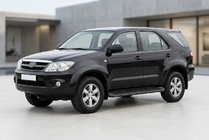 Toyota Fortuner 2006–2015 Sivuaskelmat Tayga Black (2 kpl, alumiini) kuva 1