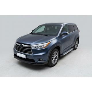Sivuporrassarja New Vision Grey (2 kpl, alumiini) Toyota Highlander 2013–2019 kuva 1