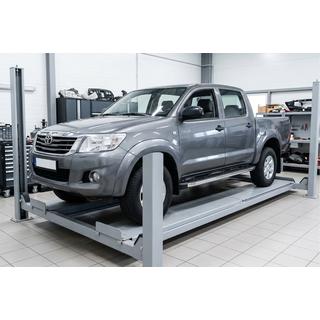BlackLine-sivuporrassarja (2 kpl, alumiini) Toyota Hilux 2006–2015 kuva 1