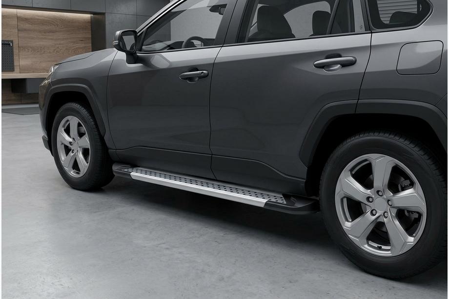 Toyota Rav 4 2019–2025 Sivuporrassarja New Vision Grey (2 kpl, alumiini) Image