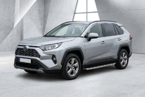 Toyota Rav 4 2019–2025 BlackLine-sivuporrassarja (2 kpl, alumiini) kuva 1
