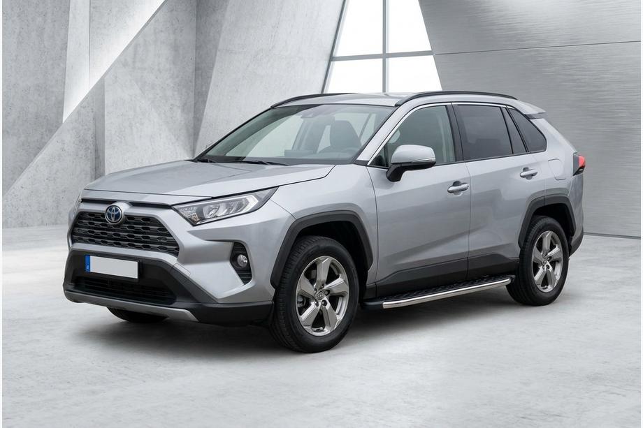 Toyota Rav 4 2019–2025 BlackLine-sivuporrassarja (2 kpl, alumiini) Image