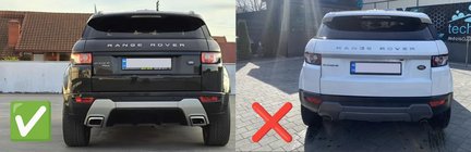 Range Rover Evoque 2012–2018 Roiskeläpät Premium Dynamic (4 kpl) kuva 2