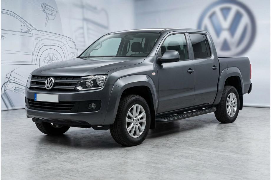 Volkswagen Amarok 2010–2022 Tayga Black sivuaskelmat (2 kpl, alumiini) Image