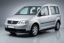 Volkswagen Caddy 2004–2010 Tayga Black sivuaskelmat (2 kpl, alumiini) kuva 1