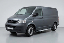 Volkswagen T5 Transporter 2003–2010 Sivuporrassarja New Vision Grey (2 kpl, alumiini) Pitkä akseliväli kuva 1