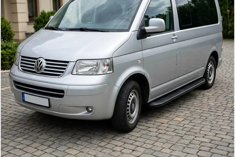 Volkswagen T5 Transporter 2003–2010 Tayga Black sivuaskelmat (2 kpl, alumiini) Image
