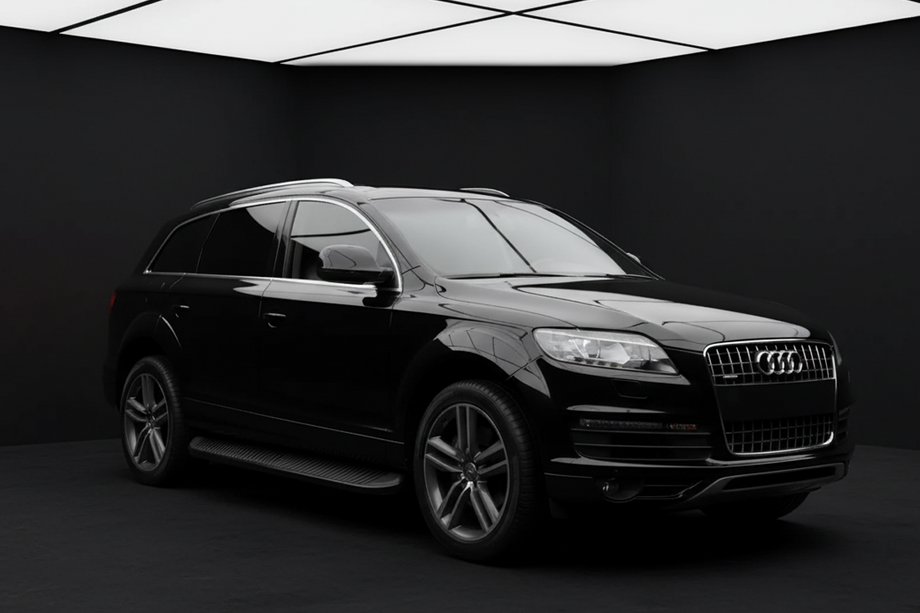 Audi Q7 2005–2015 Tayga Black sivuaskelmat (2 kpl, alumiini) Image